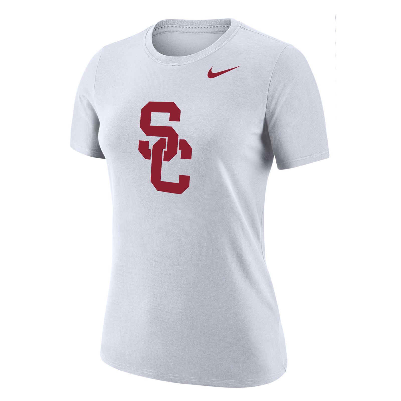 USC Trojans Women s Nike SC Interlock Dri Fit Cotton T Shirt